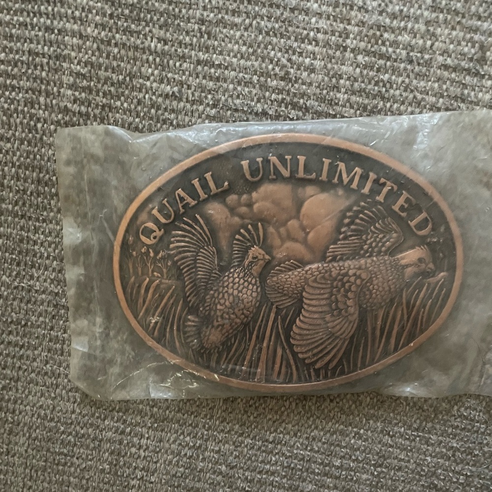 Quail Unlimited Belt Buckle